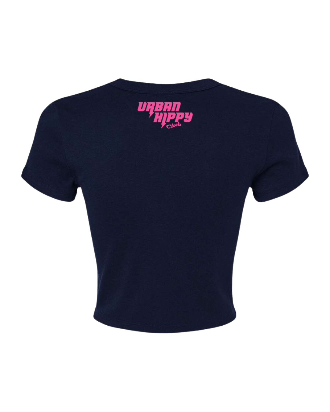 UHC Member Crop Top - Navy Blue/Raspberry