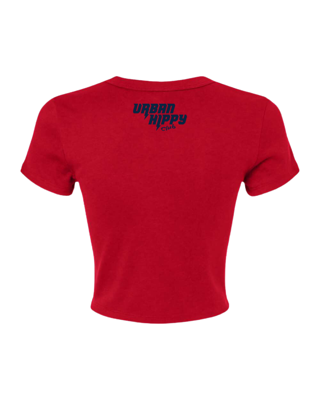 UHC Member Crop Top - Red/Navy Blue