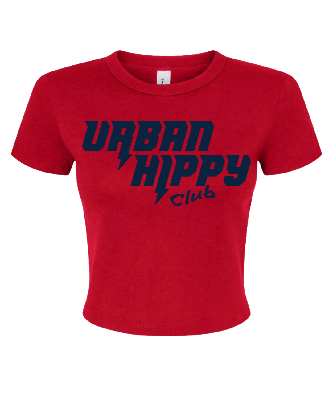 UHC Member Crop Top - Red/Navy Blue