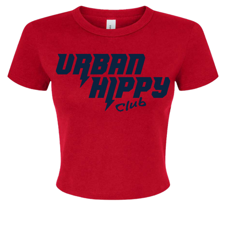 UHC Member Crop Top - Red/Navy Blue